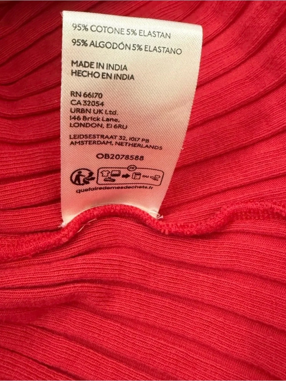 Free People Tilly Vest in Tomato Puree Color Size L